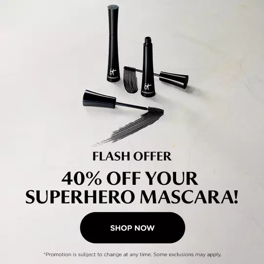 FLASH OFFER: 40% OFF YOUR SUPERHERO MASCARA