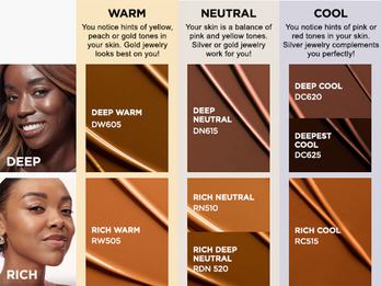 Teintes foncees et riches