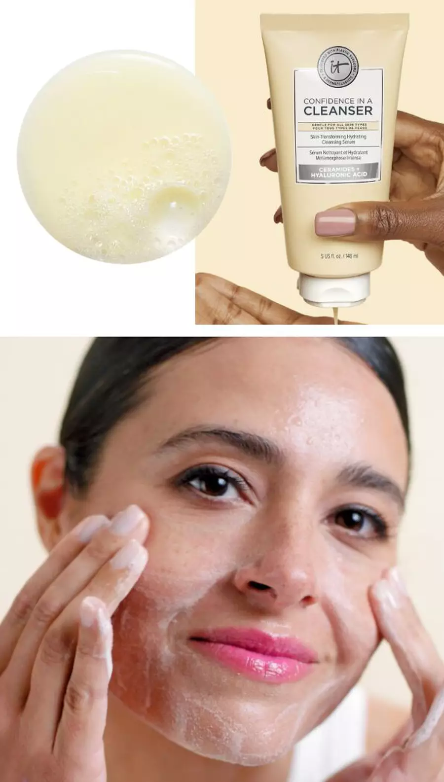 confidence in a cleanser