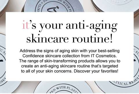 It's your ant-aging skincare routine