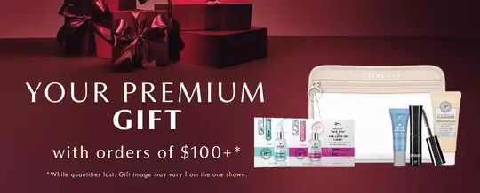 Choose your gift! Get a free gift with orders of $100+