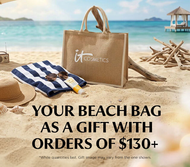Get a FREE Beach Bag with orders of $130+