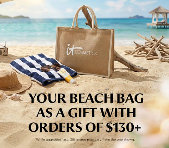 Get a FREE Beach Bag with orders of $130+