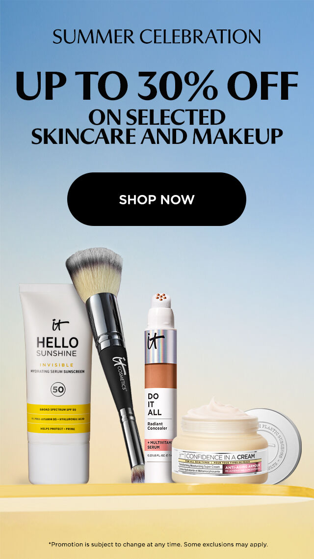 Summer is here! Celebrate the season with up to 30% on selected skincare and makeup, now until June 30!