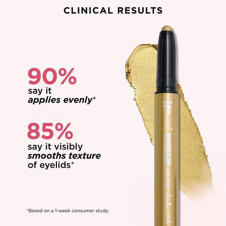 Superhero No-Tug Waterproof Eyeshadow Stick - Shade Gallant Gold