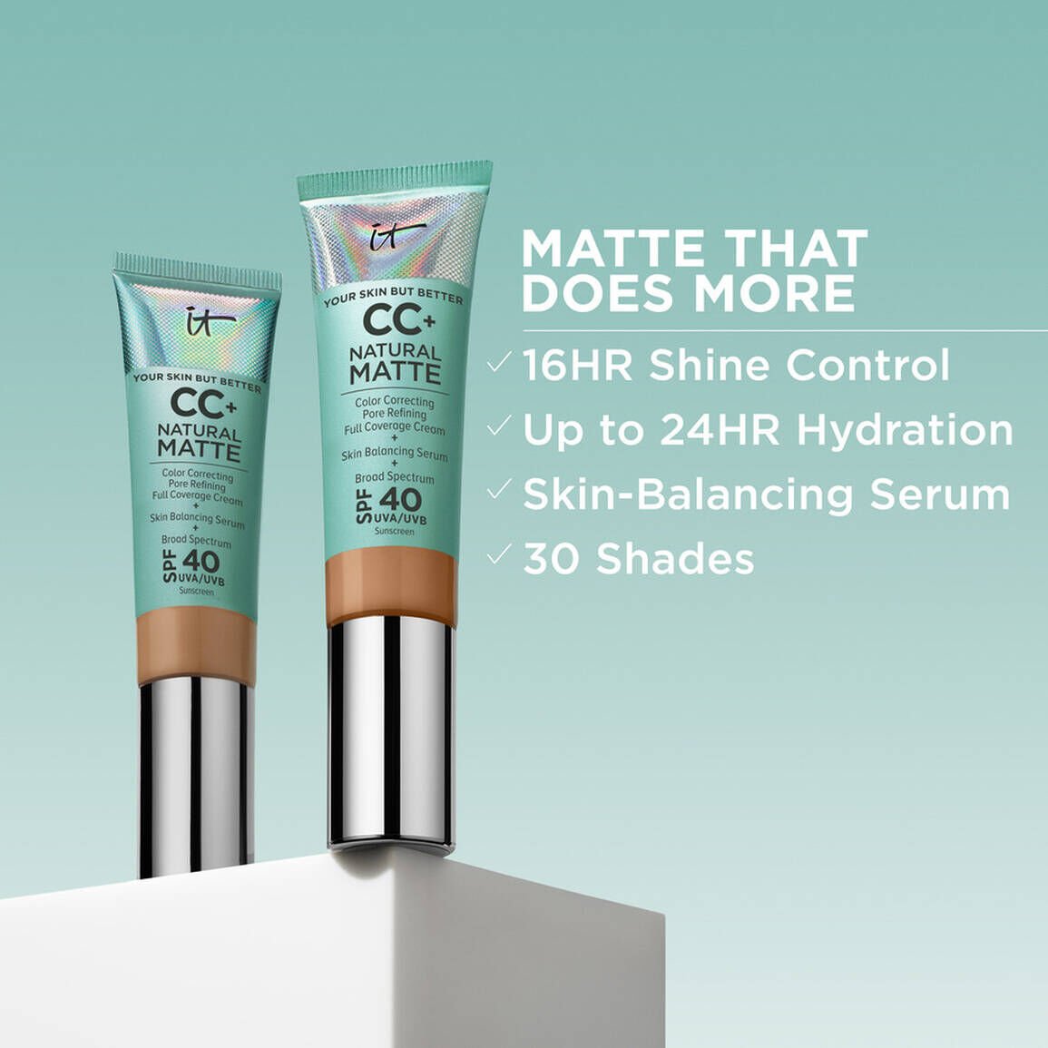CC+ CREAM NATURAL MATTE FOUNDATION WITH SPF 40