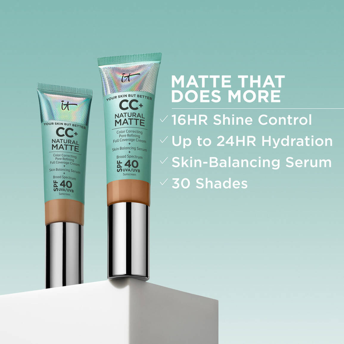 CC+ Cream Natural Matte Foundation SPF 40 - IT Cosmetics