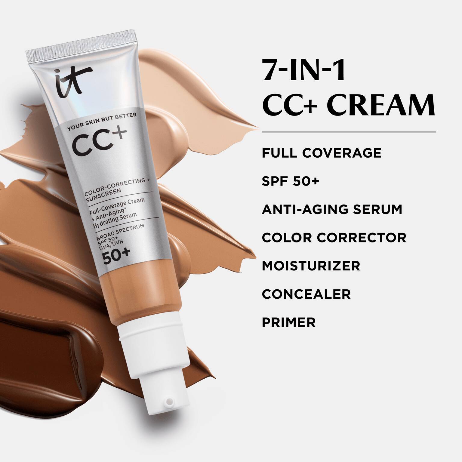 CC+ Cream with SPF 50+ - Color Correcting Cream - IT Cosmetics