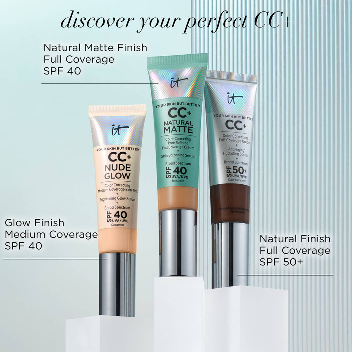CC+ Cream Natural Matte Foundation SPF 40 - IT Cosmetics