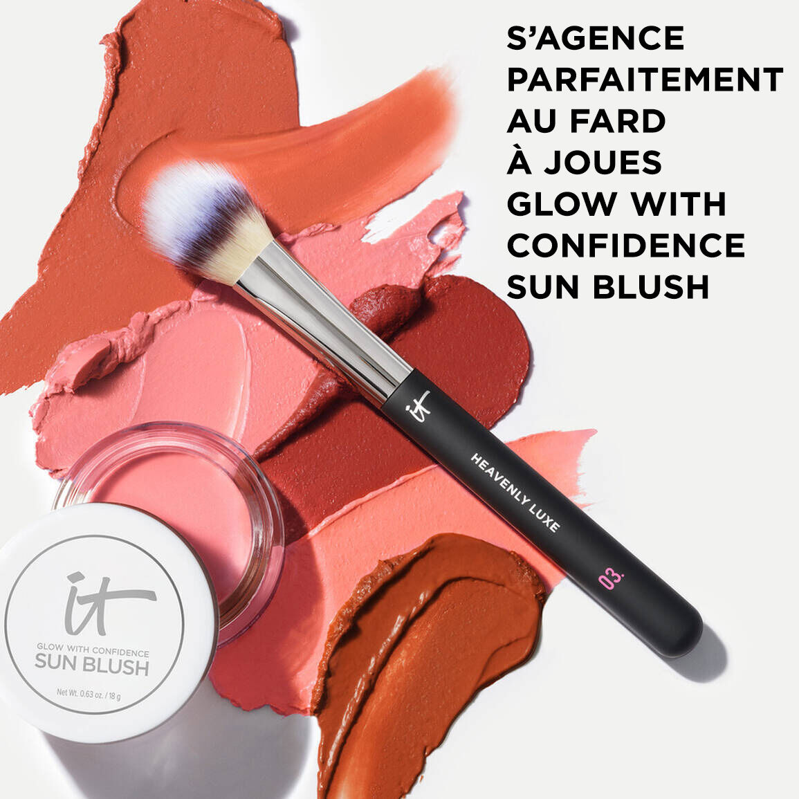 Heavenly Luxe™ Pinceau Fard a Joues en Creme No. 3
