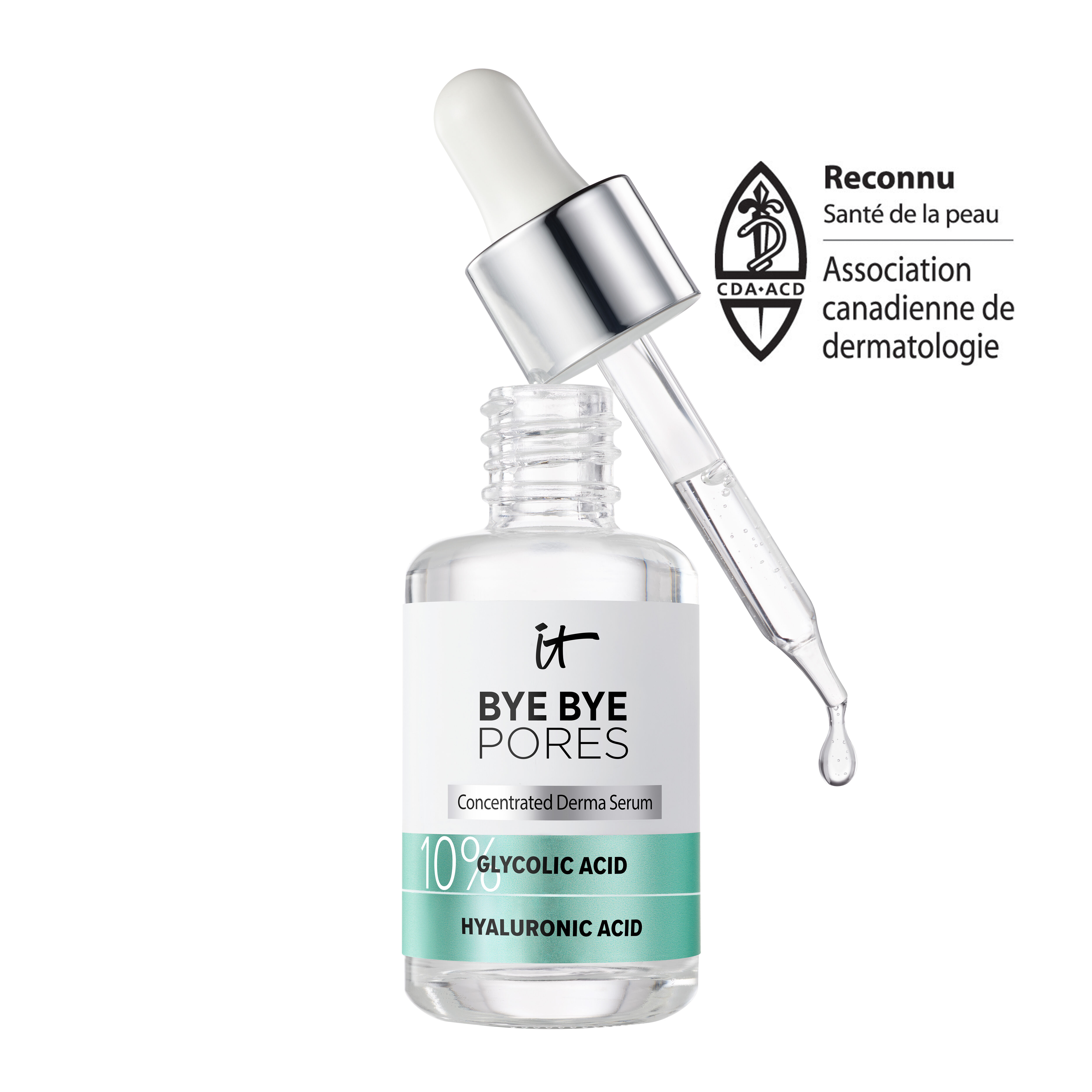 Serum Bye Bye Pores avec 10% d'acide glycolique