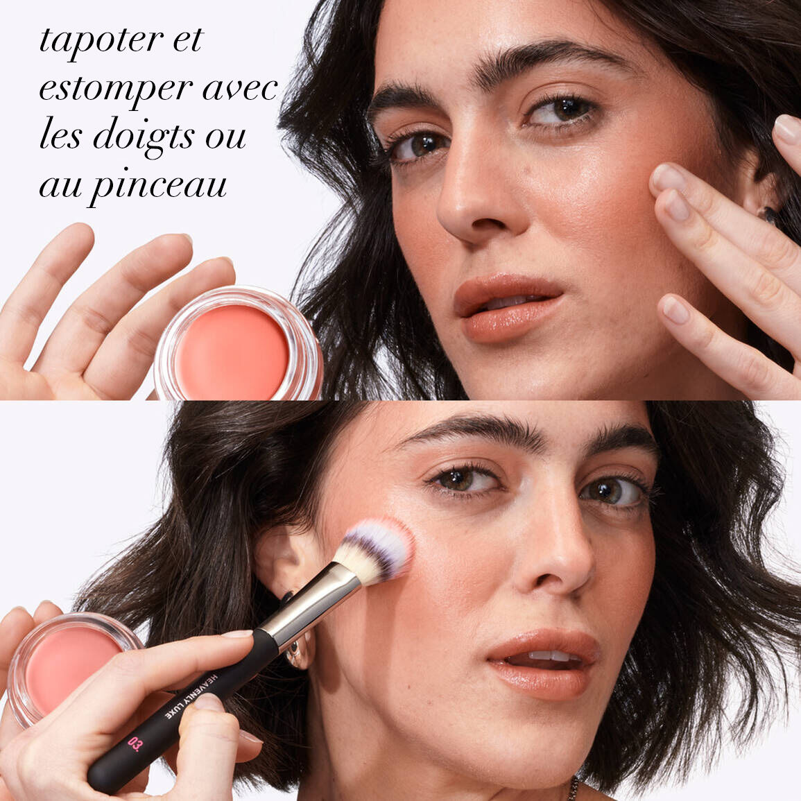 Duo fard a joues et creme bronzante Glow with Confidence Sun Cream