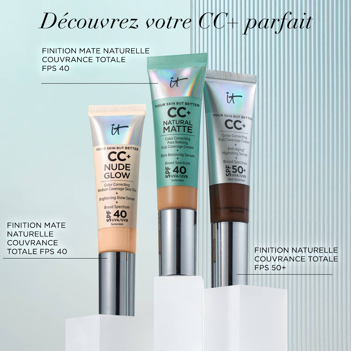 FOND DE TEINT CC+ CREAM NATURAL MATTE FPS 40