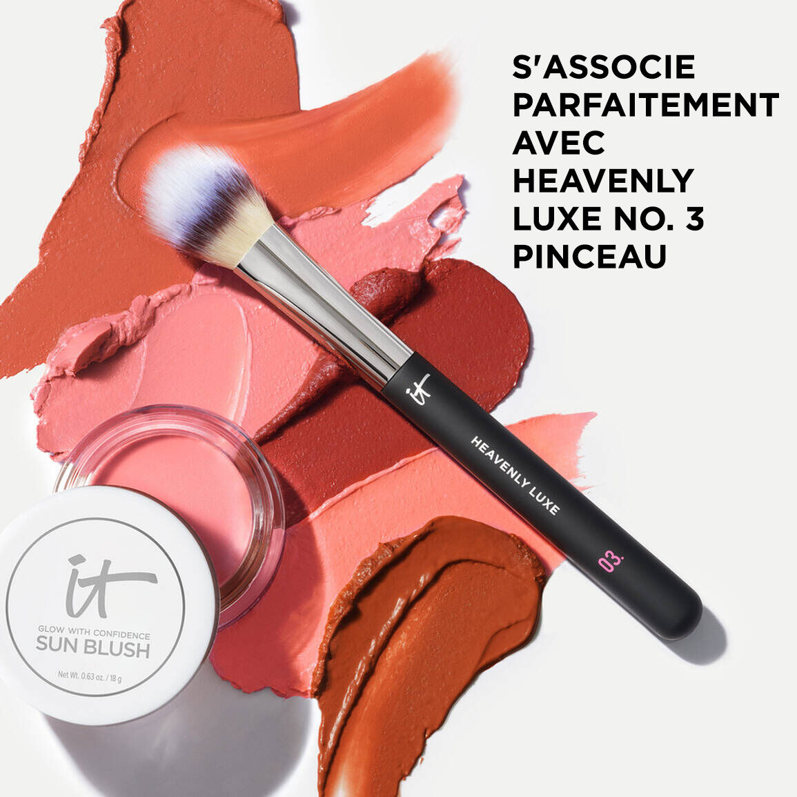Duo fard a joues et creme bronzante Glow with Confidence Sun Cream
