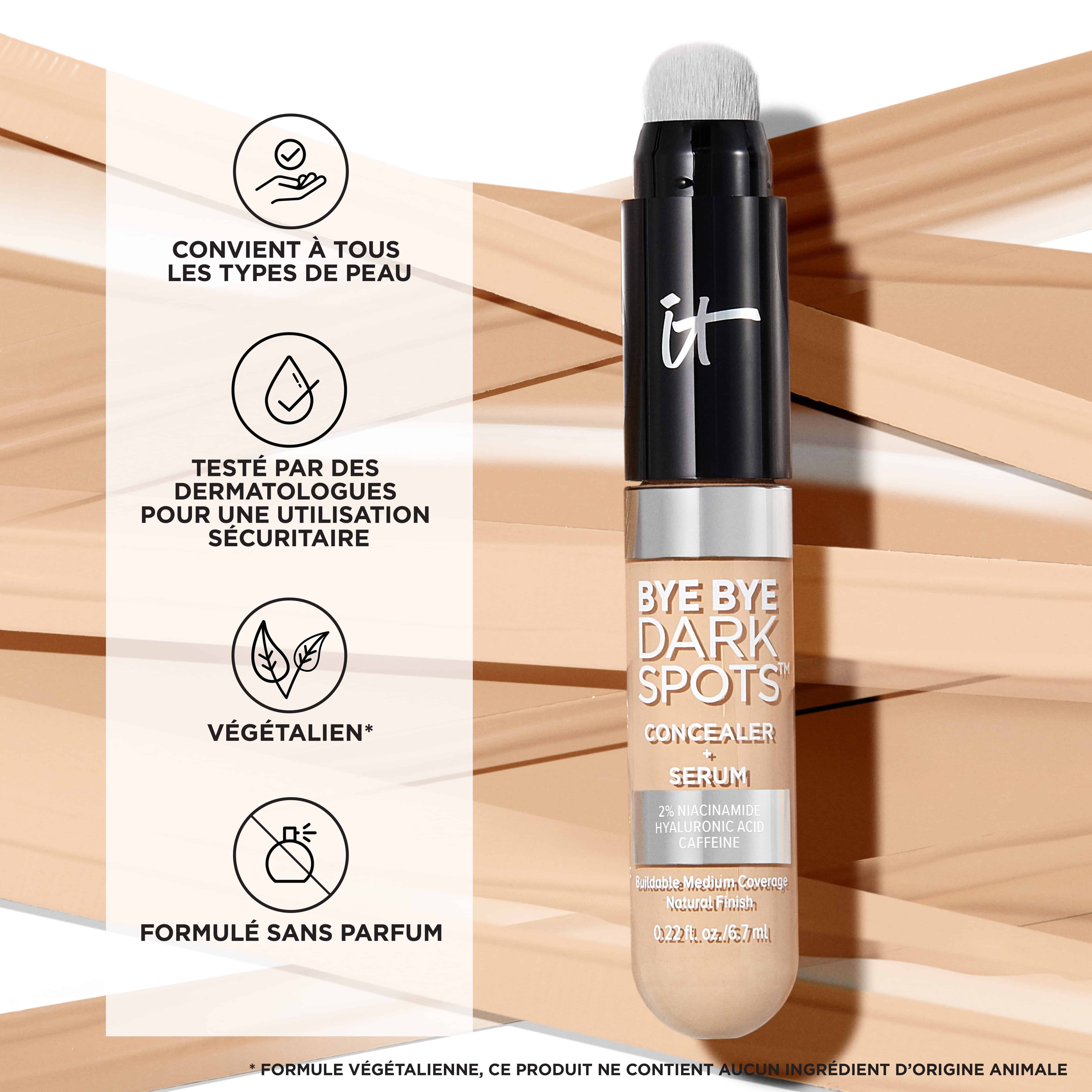 Bye Bye Dark Spots Cache-Cernes + Serum avec 2% de niacinamide