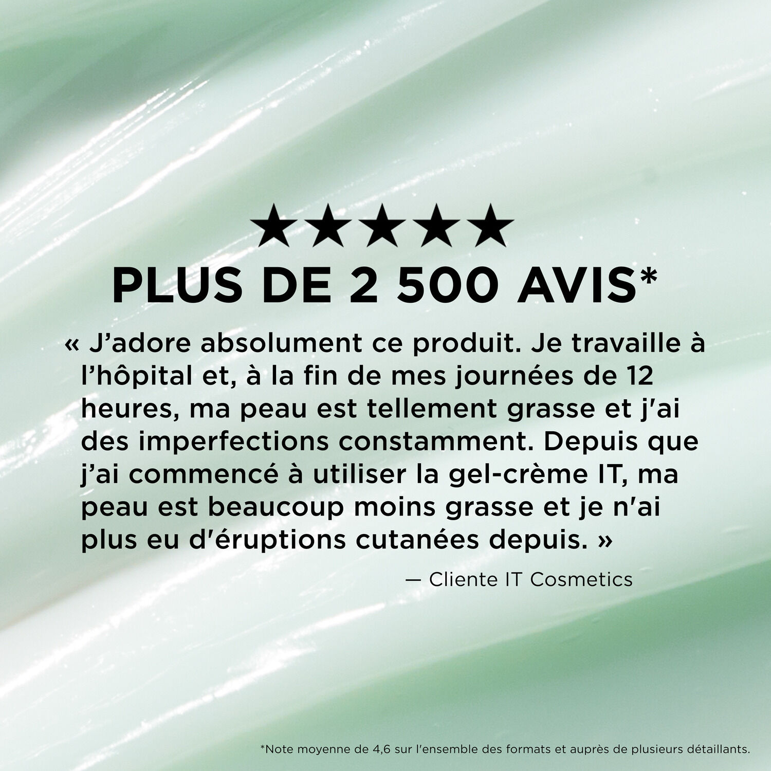 LA CONFIANCE DANS UN GEL CREME HYDRATANT SANS HUILE
