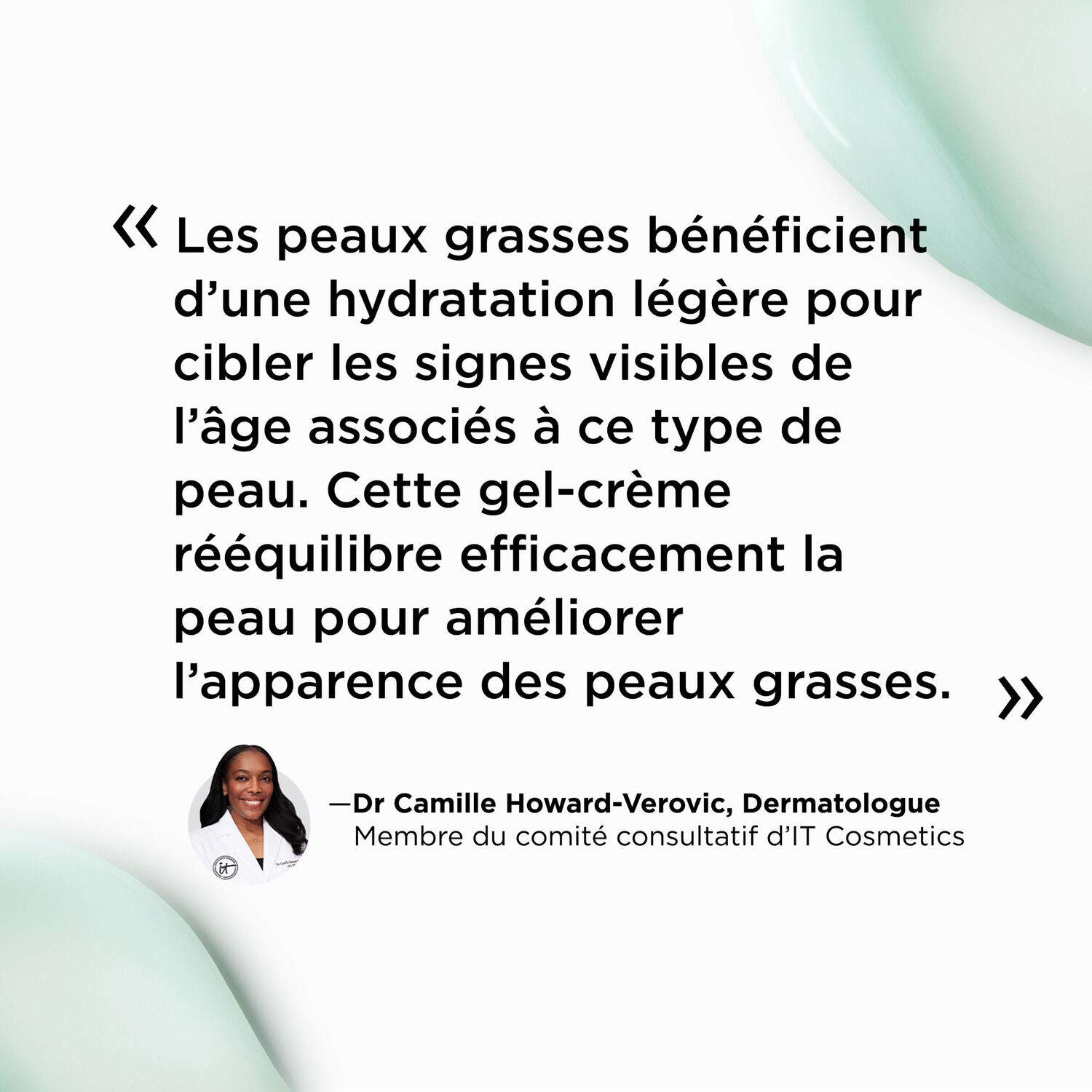 LA CONFIANCE DANS UN GEL CREME HYDRATANT SANS HUILE