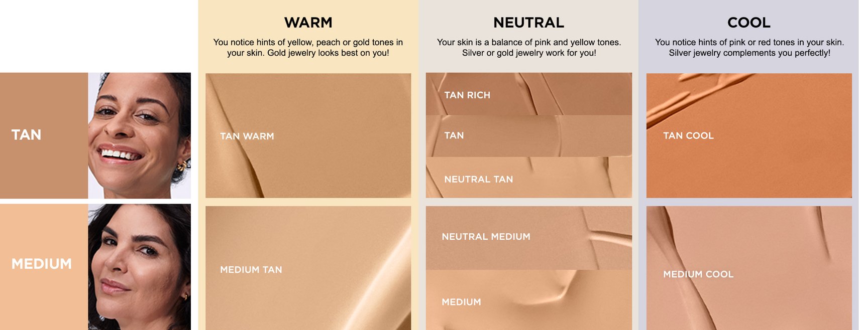 Tan to Medium