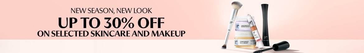 UP TO 30% OFF SELECT SKINCARE AND MAKEUP