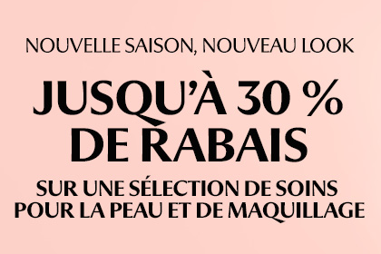 UP TO 30% OFF SELECT SKINCARE AND MAKEUP