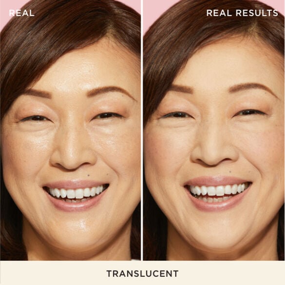 A model image showing before and after