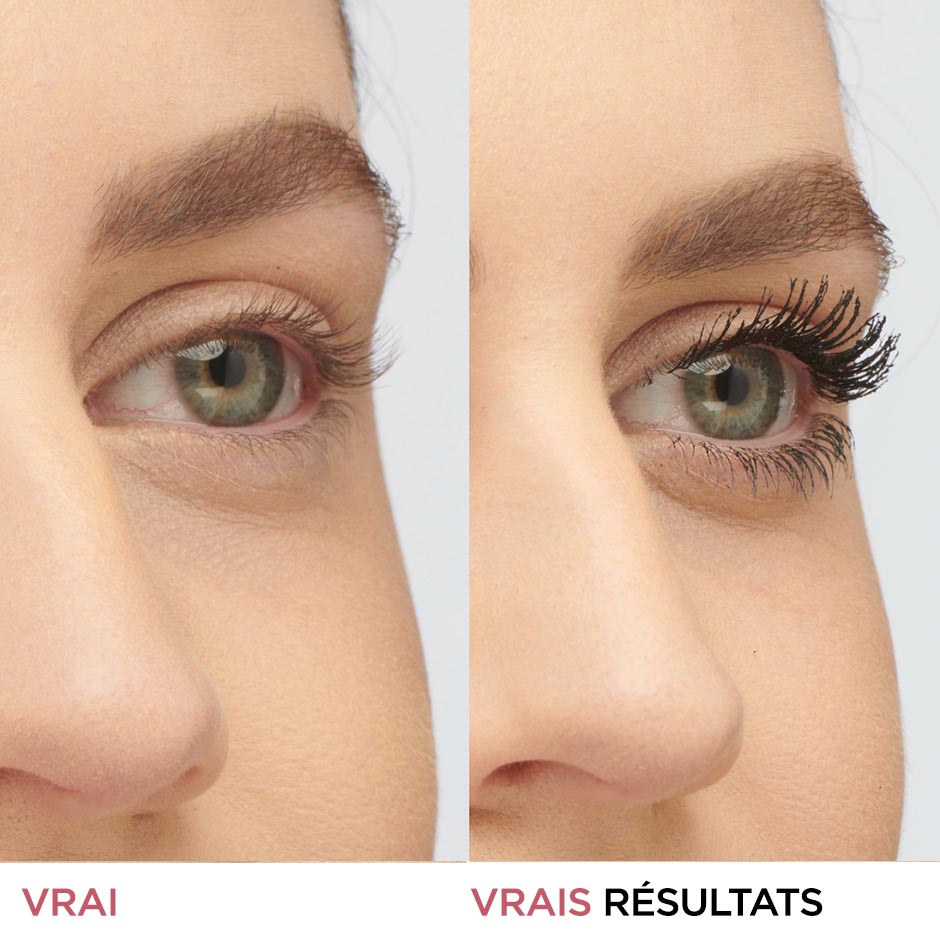 a model image showing before and after results